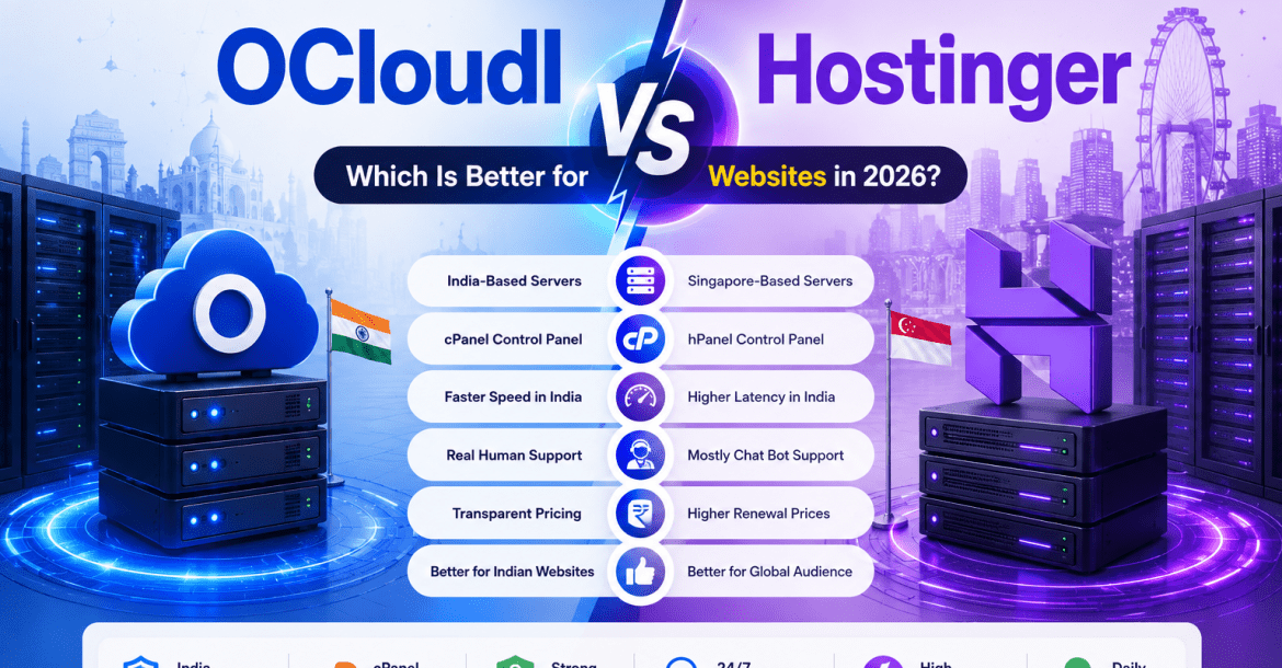 OCloudI vs Hostinger: Which Is Better for Indian Websites in 2026